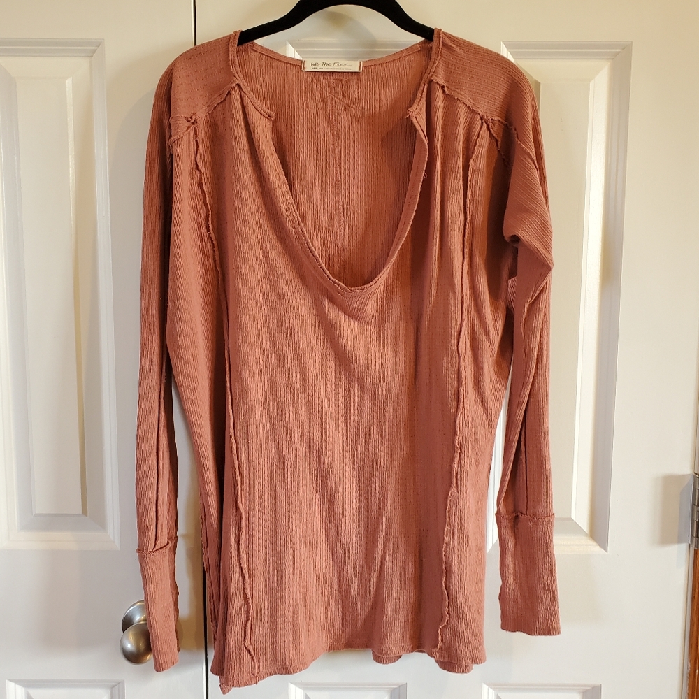 We the Free Oversized Longsleeve Layering Top